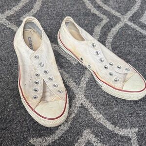 Converse Off-White Slip-On Shoes